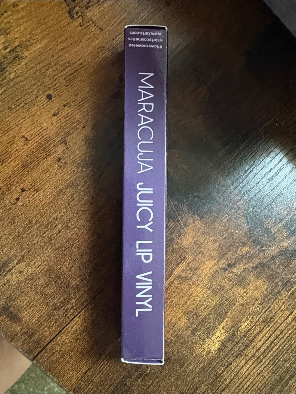 Tarte Maracuja Juicy Lip Vinyl (purple packaging) shimmering rose